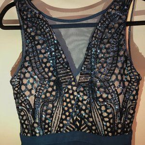 Blue Party Dress for Women